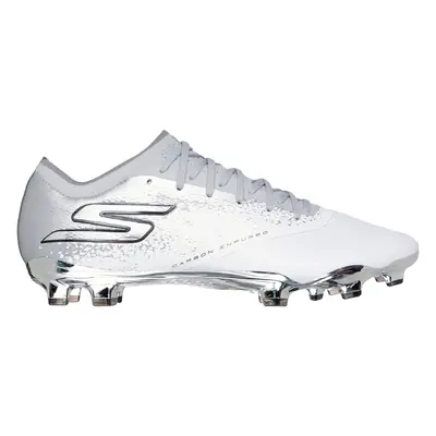 Skechers Razor 1.5 Elite FG Shoes in White/Silver, Size | Synthetic/Textile, Hyper Burst