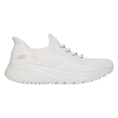 Skechers Women's Slip-ins: BOBS Sport Sparrow 2.0 - Lucky Run Sneaker in Off White, Size | Texti