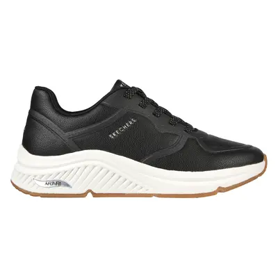 Skechers Women's Arch Fit S-Miles - Mile Makers Sneaker in Black, Size | Synthetic