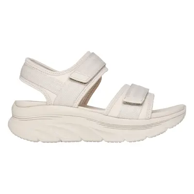 Skechers Women's D'Lux Walker - Adored Days Sandals in Natural, Size | Textile/Synthetic, Vegan,