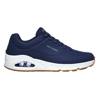 Skechers Men's Uno - Stand On Air Sneaker in Navy Blue, Size | Synthetic/Textile