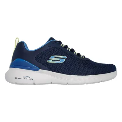 Skechers Men's Skech-Air Dynamight 2.0 - Durron Sneaker in Navy Blue/Lime, Size | Textile/Synthe