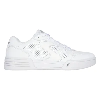 Skechers Women's Viper Court Classic Sneaker in White, Size | Leather/Synthetic/Textile