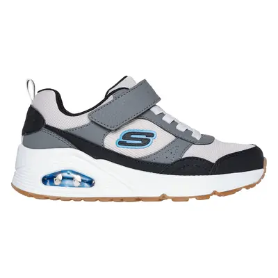 Skechers Boy's Uno - Retro-Squad Sneaker in Black/White, Size | Synthetic/Textile