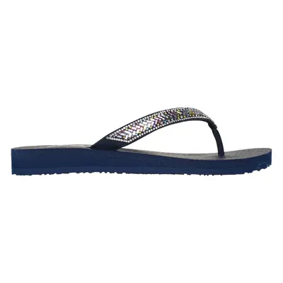 Skechers Women's Meditation - Stay Loyal Sandals in Navy Blue, Size | Synthetic, Vegan