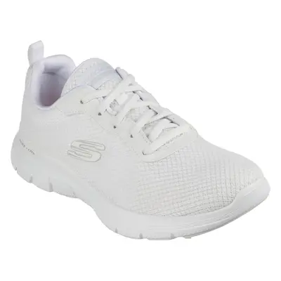 Skechers Women's Flex Appeal 4.0 - Brilliant View Sneaker in White, Size | Textile/Synthetic, Ve