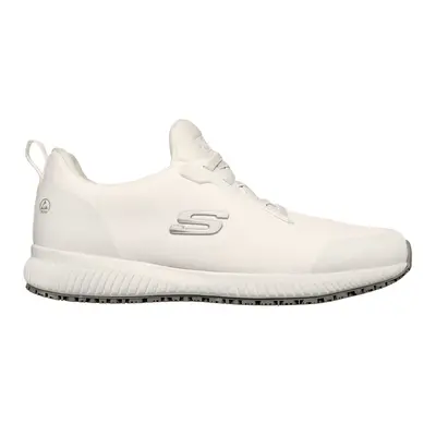 Skechers Men's Work: Squad SR - Myton Slip-On Shoes in White, Size | Textile/Synthetic