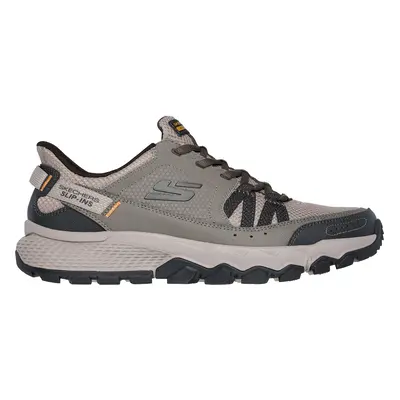 Skechers Men's Slip-ins: Dynamite AT - Escapar Sneaker in Taupe, Size | Leather/Synthetic/Textil