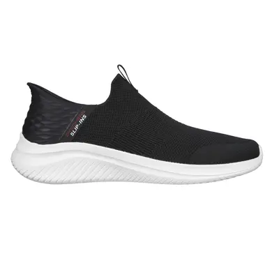 Skechers Men's Slip-ins: Ultra Flex 3.0 - Smooth Step Sneaker in Black, Size Wide | Textile, Veg