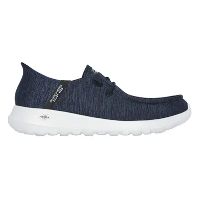 Skechers Men's Slip-ins: GO WALK Max - Free Hands Sneaker in Navy Blue, Size | Textile/Synthetic