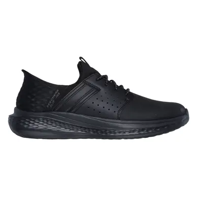 Skechers Men's Slip-ins RF: Slade - Zachary Sneaker in Black, Size | Textile/Leather/Synthetic