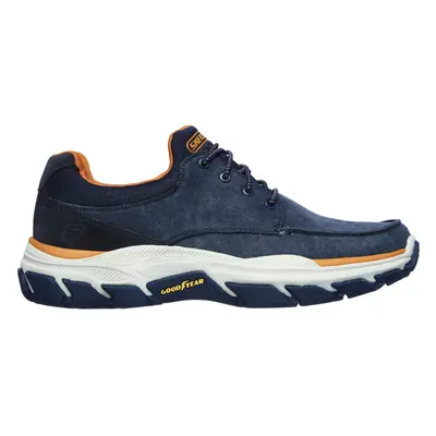 Skechers Men's Relaxed Fit: Respected - Loleto Sneaker in Navy Blue, Size | Textile/Leather