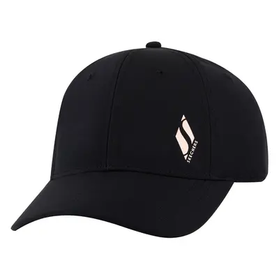 Skechers Women's SKECH-SHINE ROSE GOLD DIAMOND HAT in Black | Polyester/Spandex