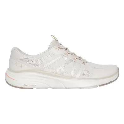 Skechers Women's Relaxed Fit: D'Lux Comfort 2.0 - Victory Sneaker in Natural, Size | Textile/Syn