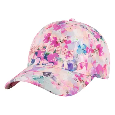 Skechers Women's Seascape Floral Hat in Coral | Polyester/Spandex