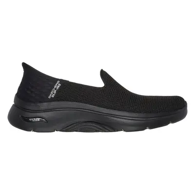 Skechers Women's Slip-Ins: GO WALK Arch Fit 2.0 - Delara Slip-On Shoes in Black, Size | Textile/