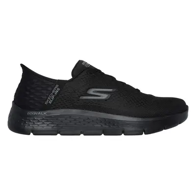 Skechers Men's Slip-ins: GO WALK Flex - New World Sneaker in Black, Size | Textile/Synthetic, Ve