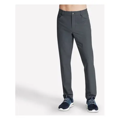 Skechers Men's GO WALK Premium Pocket Pant in Black/Charcoal, Size | Polyester