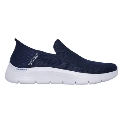 Skechers Men's Slip-ins: GO WALK FLEX - No Hands Slip-On Shoes in Navy Blue, Size | Textile, Mac