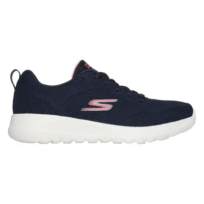 Skechers Women's GO WALK Joy - Violet Sneaker in Navy Blue/Pink, Size | Textile/Synthetic, Vegan