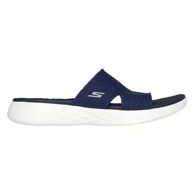 Skechers Women's On the GO - Oceanside Sandals in Navy Blue | Textile, Machine Washable