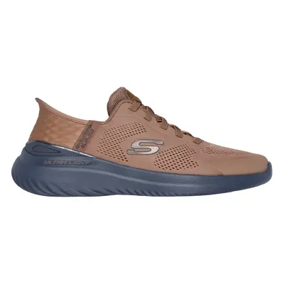 Skechers Men's Slip-ins: Bounder 2.0 - Emerged Sneaker in Brown/Black, Size | Textile/Synthetic,