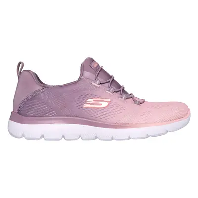 Skechers Women's Summits - Bright Charmer Sneaker in Light Mauve, Size | Textile/Synthetic, Vega