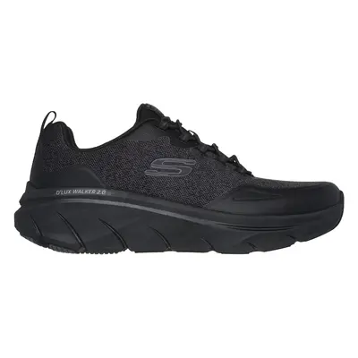 Skechers Men's Relaxed Fit: D'Lux Walker 2.0 - Steadyway Sneaker in Black, Size | Textile/Synthe