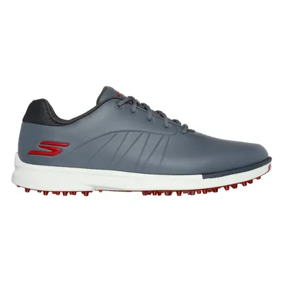 Skechers Men's GO GOLF Tempo GF Golf Shoes in Gray/Red, Size | Synthetic/Textile