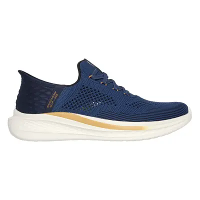 Skechers Men's Slip-ins RF: Slade - Quinto Sneaker in Blue, Size | Textile, Vegan, Machine Washa