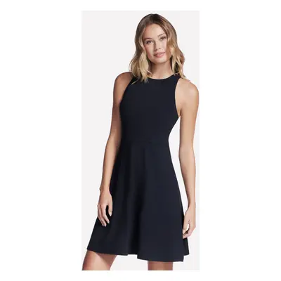 Skechers Women's GO WALK Everyday Dress in Black, Size Medium | Nylon/Spandex