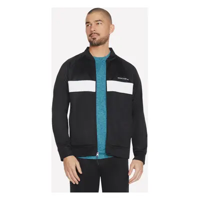 Skechers Men's SKECHTECH Premier Track Jacket in Black, Size | Polyester