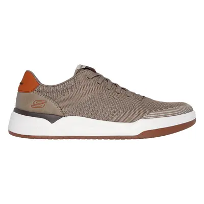 Skechers Men's Relaxed Fit: Corliss - Dorset Sneaker in Taupe, Size | Textile/Synthetic, Vegan, 