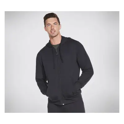 Skechers Men's GO WALK Everywhere Hoodie in Black, Size Small | Cotton/Polyester