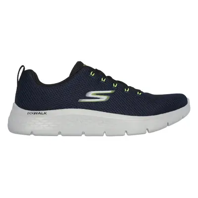 Skechers Men's GO WALK Flex - Vespid Sneaker in Navy Blue/Lime, Size | Textile/Synthetic, Machin