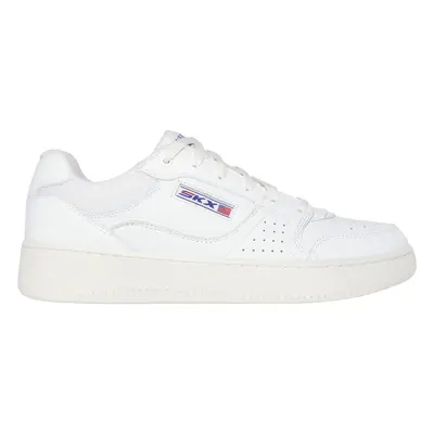 Skechers Men's Sport Court 2.0 - Crowne Sneaker in White, Size | Leather/Synthetic/Textile