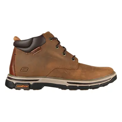 Skechers Men's Relaxed Fit: Segment 2.0 - Brogden Boots in Desert Brown, Size | Leather/Syntheti