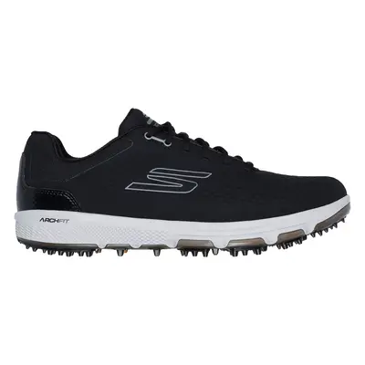 Skechers Men's GO GOLF PRO SL Golf Shoes in Black/Gray, Size | Synthetic/Textile, Arch Fit