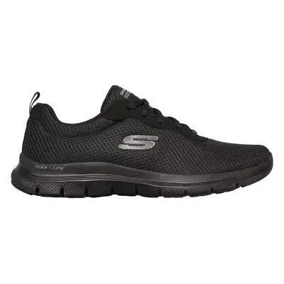 Skechers Women's Flex Appeal 4.0 - Brilliant View Sneaker in Black, Size | Textile/Synthetic, Ve