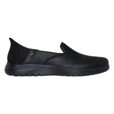 Skechers Women's Slip-ins: On-the-GO Flex - Captivating Flats in Black, Size | Textile/Synthetic