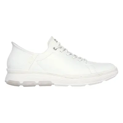 Skechers Men's Slip-ins Mark Nason: Casual Glide Cell Shoes in White, Size | Leather/Synthetic/T