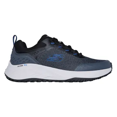 Skechers Men's Bounder RSE - Hazlet Sneaker in Black/Blue, Size | Synthetic/Textile, Machine Was