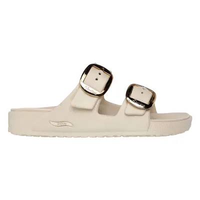 Skechers Women's Foamies: Arch Fit Cali Breeze - Gold Star Sandals in Off White, Size | Syntheti