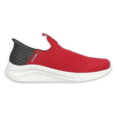 Skechers Boy's Slip-ins: Ultra Flex 3.0 - Smooth Step Sneaker in Red/Black, Size | Textile, Mach