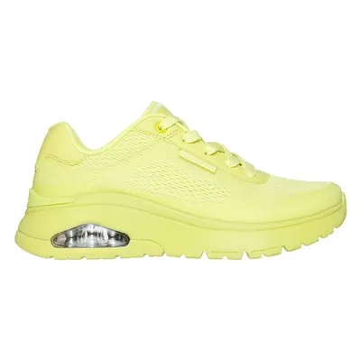 Skechers Women's Uno Flex - Spring On Air Sneaker in Lime, Size | Synthetic/Textile, Vegan