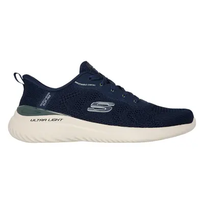 Skechers Men's Slip-ins: Bounder 2.0 - Almir Sneaker in Navy Blue/Green, Size | Textile/Syntheti