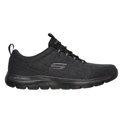 Skechers Men's Summits - Louvin Sneaker in Black, Size | Textile/Synthetic, Machine Washable