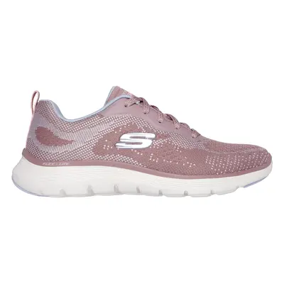 Skechers Women's Flex Appeal 5.0 - Cruising Thru Sneaker in Mauve/Blue, Size | Textile/Synthetic