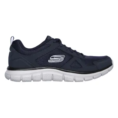 Skechers Men's Track Sneaker in Navy Blue, Size | Leather/Textile/Synthetic