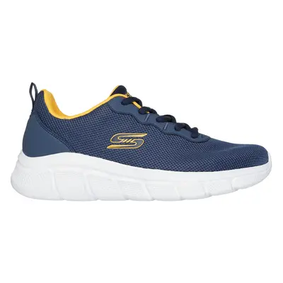 Skechers Men's BOBS Sport B Flex - Icy Edge Sneaker in Navy Blue, Size | Textile/Synthetic